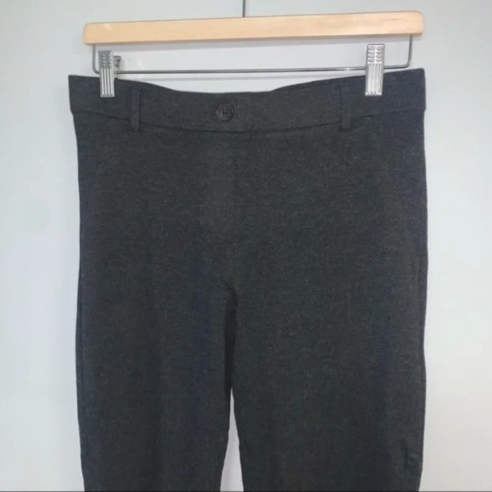 Betabrand Boot-Cut Dress Pants Size Medium Petite Charcoal Grey‎ Stretch NWOT